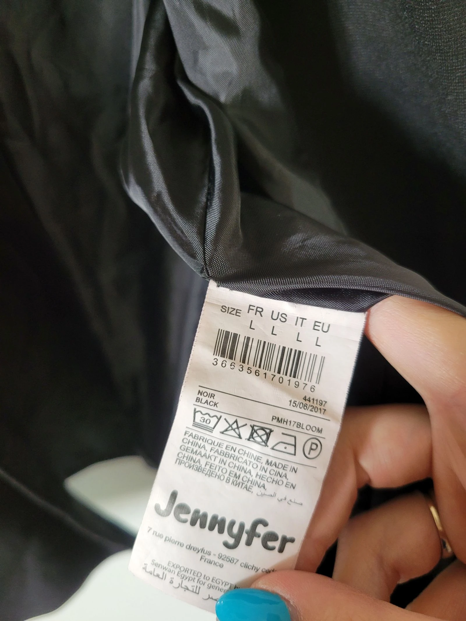 Blazer preto Jennyfer Tokyo Dreams bordado + paetê – Tamanho G – photo 5